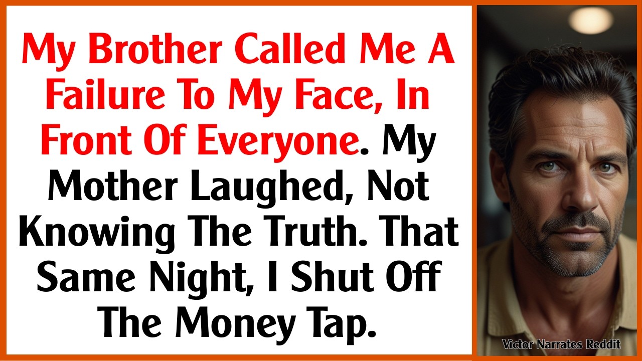 My Brother Called Me A Failure To My Face, In Front Of Everyone. My Mother Laughed, Not Knowing...