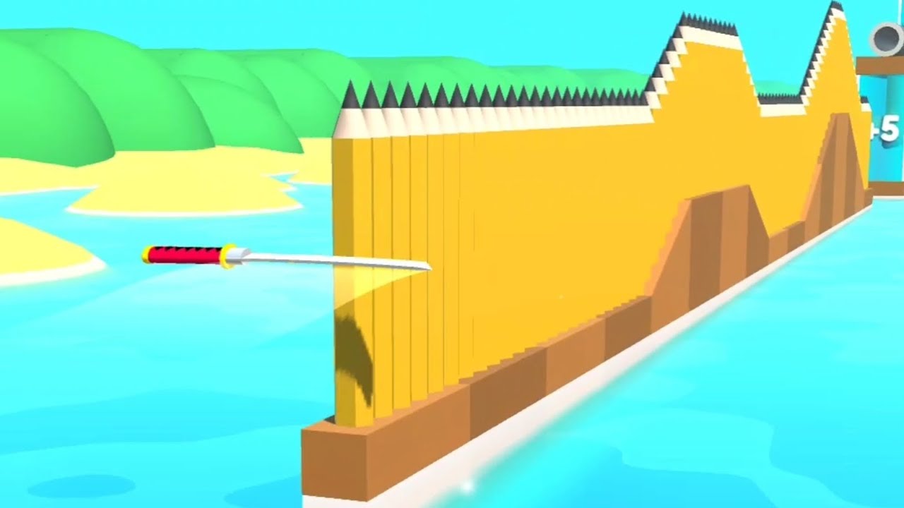 Flying Cut Game! Very Satisfying and Relaxing ASMR Slicing Video