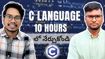 C Language Full Course in Telugu  | C Tutorials in Telugu  | C for Beginners in  Telugu