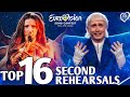 Eurovision 2024 - Semi Final 2 - My Top 16 (Second Rehearsals)