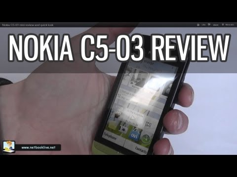 Nokia C5-03 mini review and quick look