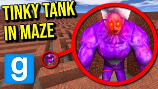 TINKY TANK IN A MAZE!! 🏃‍♂️😬 (gmod nextbot) |SHOOTABIRDIE screenshot 2