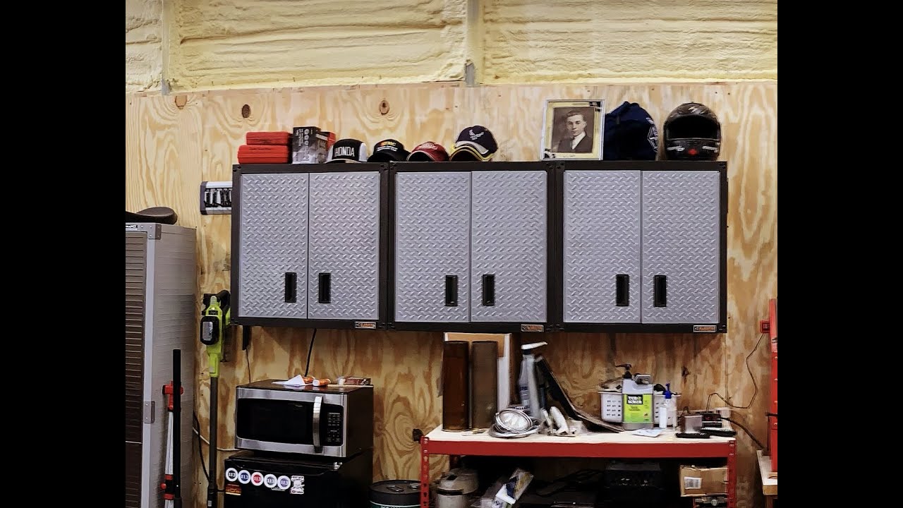 Organization in the shop. Gladiator install. YouTube