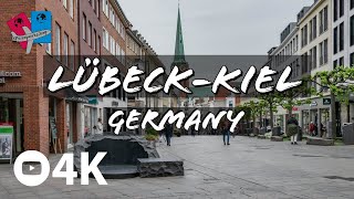 Top tourist attractions in Lübeck - plus passing by Kiel - Germany - 4K UHD