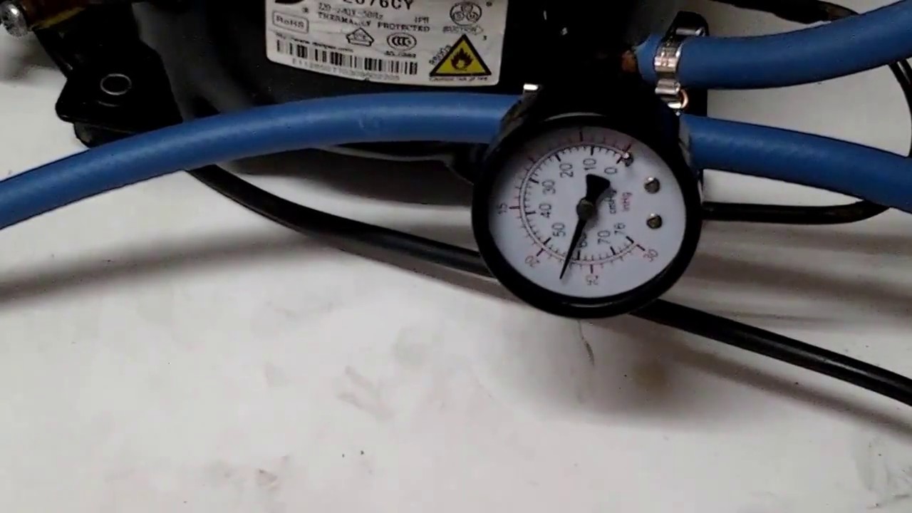 Homemade vacuum pump first test YouTube