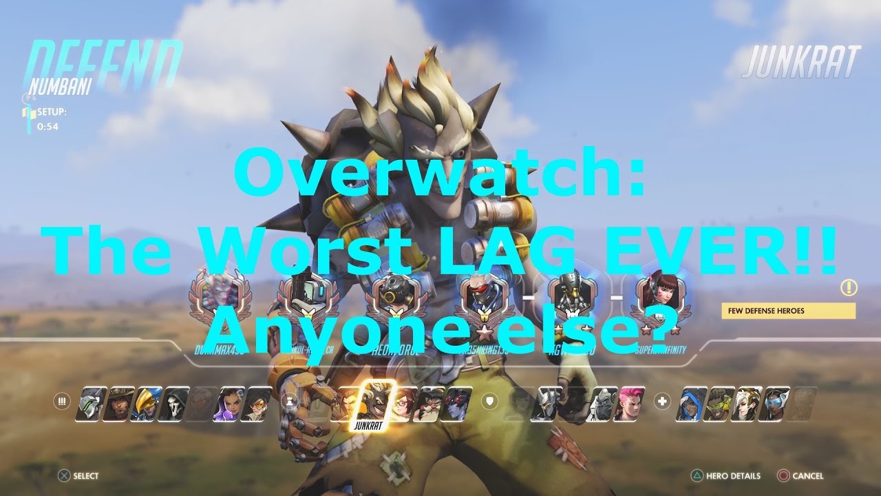 Overwatch Worst lag ever in a game. YouTube