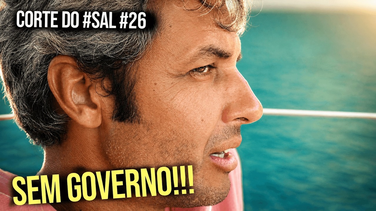 ⁣A onda caía em cima do barco — e a cana de leme quebrou | Corte do #SAL #26