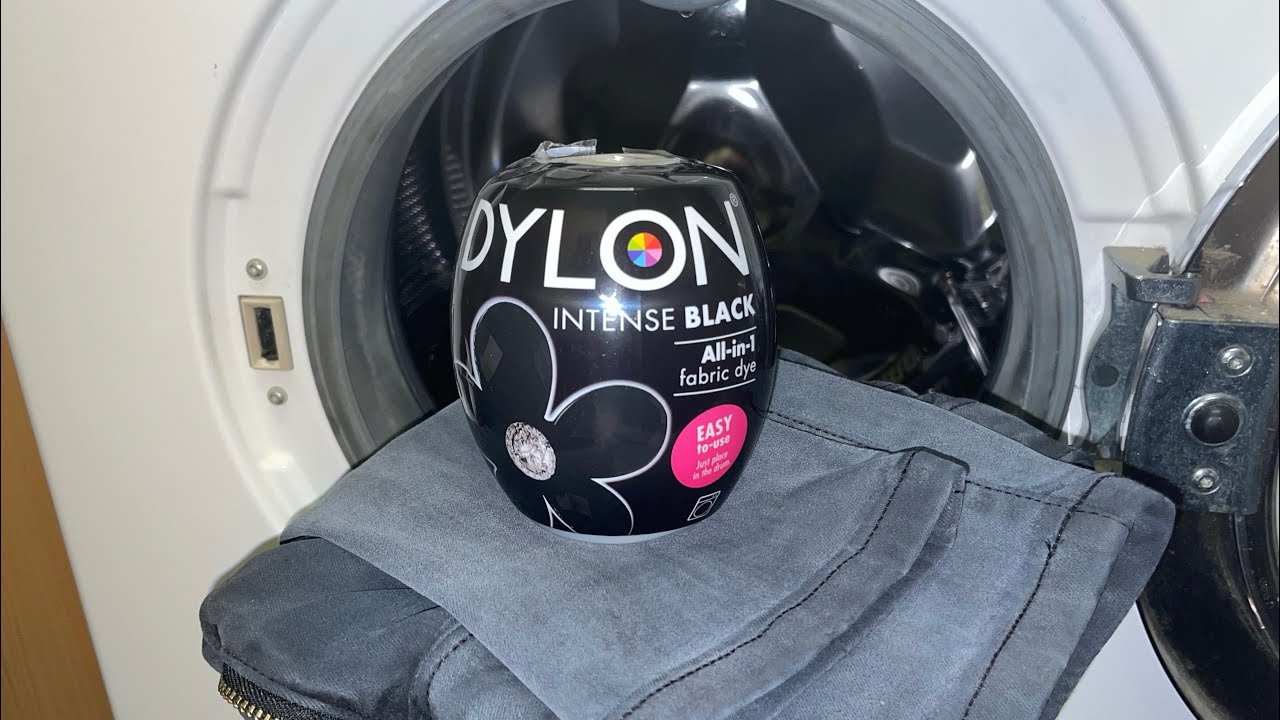 Dylon Intense Black Fabric Dye - Machine Dye Pod 2 Packs
