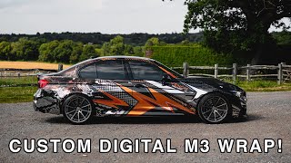 BMW M3 F80 FULLY CUSTOM DIGITAL PRINT WRAP - VENOM WRAPS