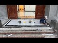 Amazing Techniques Construction Decorate The Porch Floor With Ceramic Tiles