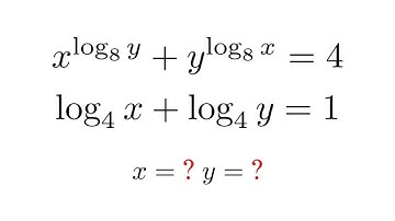 Can You CRACK This System of Logarithmic Equations? Math Olympiad.