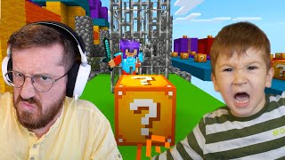 Vefa Hapisten Kaçtı! Minecraft Lucky Block Yarışı!