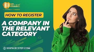 001. Registering a Company in the Relevant Category