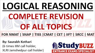 Complete revision of all Logical Reasoning topics for MBA exams | Concepts + Shortcuts + Questions screenshot 3