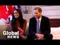 Meghan Markle and Prince Harry visit Canada House in first public appearance of 2020