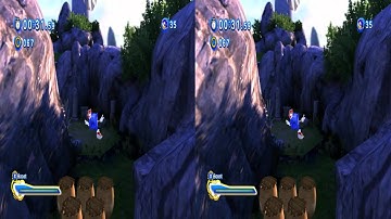 Sonic Generations in 3D - Unleashed porting project - hardware test