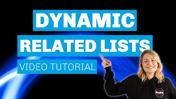 Dynamic Related Lists (VIDEO TUTORIAL)
