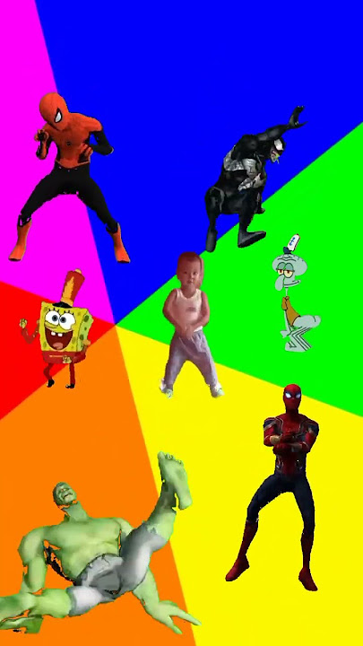 Spiderman venom Hulk joget tiktok #jogettiktok #viral