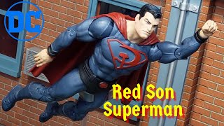 2021 DC Multiverse RED SON SUPERMAN Action Figure Review | McFarlane Toys | DC Comics