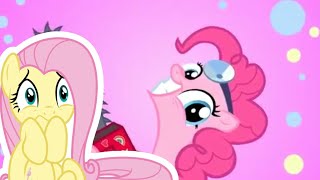 fluttershy reacts cupcakes hd