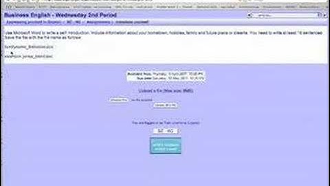 Moodle - Uploading Files