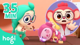 Five Little Monkeys and more! | + Compilation | Pinkfong & Hogi | Nursery Rhymes | Sing with Hogi