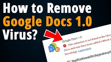 How to Get rid of Google Docs 1.0 Extension? [ Step by Step Tutorial ]