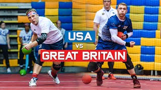 USA vs Great Britain Match Highlights | 2019 Dodgeball World Championships | Day 2