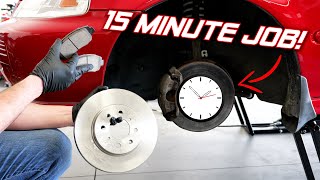 Easiest Honda Civic Brake Job I've Done! | Rotor & Pad Install