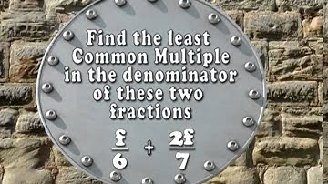 Adding and Subtracting with Unlike Denominators by Shmoop