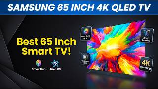 Samsung QA65QE1DAULXL 65 inch 4K QLED Smart Tizen TV, Quantum HDR, 4K Upscaling Review in Hindi |