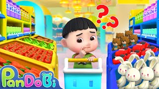 Baby at the Market | Go Shopping Song   More Nursery Rhymes & Kids Songs - Pandobi