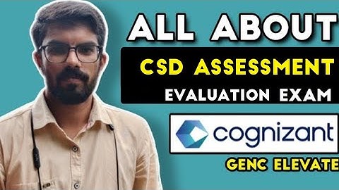 cognizant csd assessment | Exam Pattern And Preparation Strategy #cognizant #csd