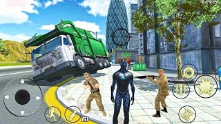 Black Hole Hero Driving Garbage Truck Monster SUV and Police Bike - Android Gameplay