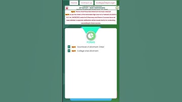 Ap eapcet 2025 third phase allotments released 🥳