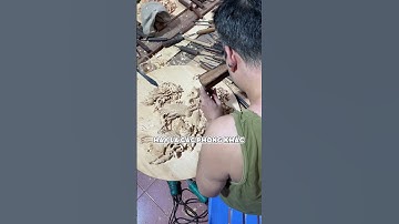Tranh gỗ Bùi Gia điêu khắc thủ công - Tranh gỗ đục Tay #short