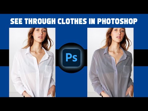 See through clothes in photoshop