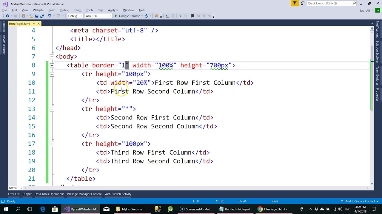 HTML Part 3 - YouTube