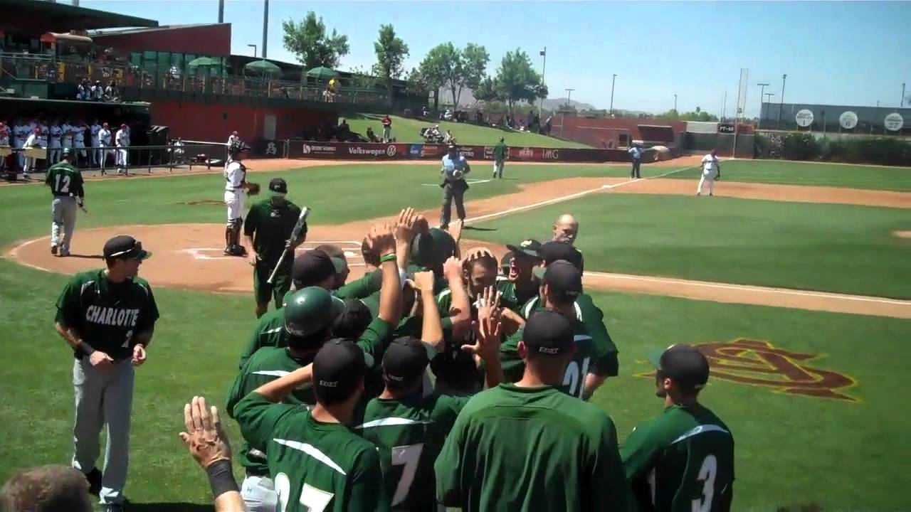 Charlotte 49ers Baseball Clips Postgame NCAA Tempe Regional 3 2 Win charlotte-49ers-baseball-clips-postgame-ncaa-tempe-regional-3-2-win