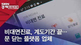 비대면진료, 계도기간 끝…문 닫는 플랫폼 업체 screenshot 5