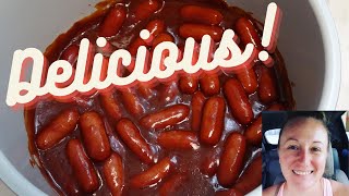 Crockpot Lil Smokies Recipes | Easy Football Appetizers