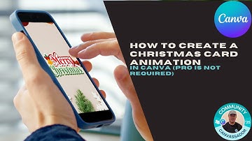 How to Create a Christmas Card Animation in Canva Pro is not required