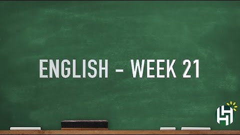 CC Cycle 2 Week 21 English