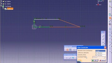 CATIA V5 Tutorial - Auto Constraint [12]