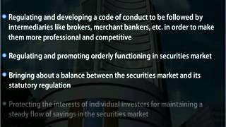 SEBI  Objectives and Functions - Class 12