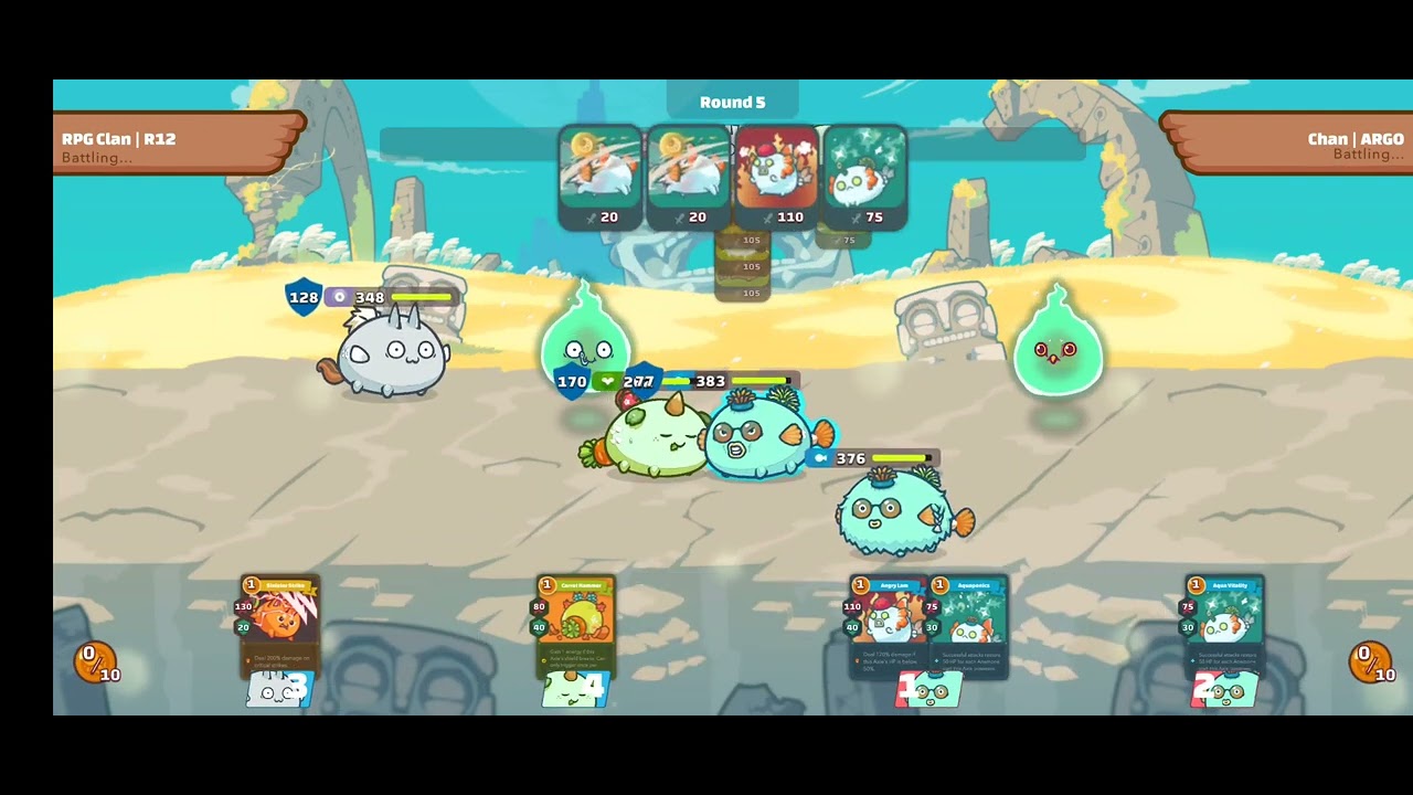 Free 10 Energy! Luck vs AAB! Axie Infinity S20