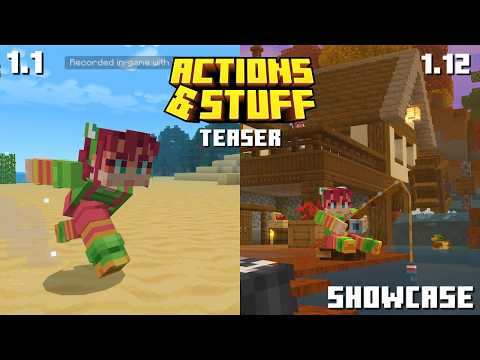 EVOLUTION OF Actions & Stuff Teaser in Bedrock (Showcase)