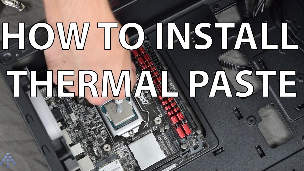 Applying Thermal Paste in under a minute. YouTube