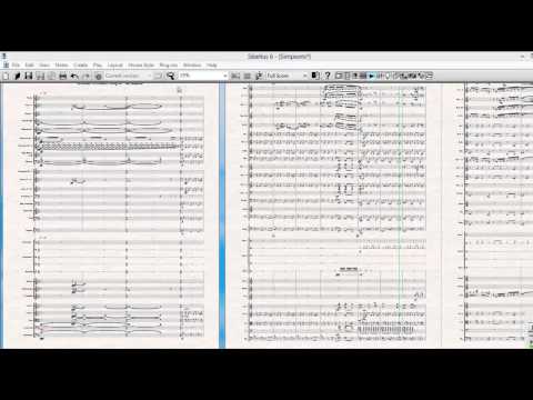 Sibelius 6 Alternative Generic Song from "The Simpsons"