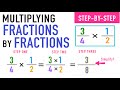Multiplying fractions by fractions explained